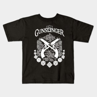 RPG Class Series: Gunslinger - White Version Kids T-Shirt